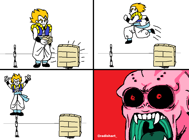 Gotenks's ultimate move #ParkourCivilization