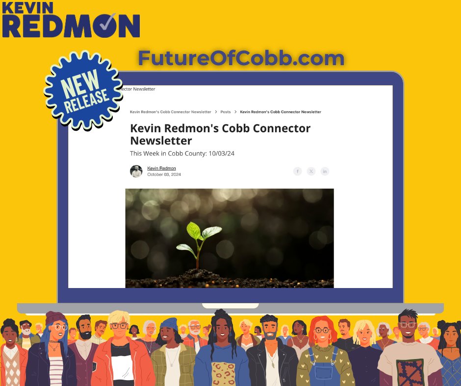 The newest Cobb Connector is out now! This week's Big Story is about Cobb DOT - how to track projects like the one underway at Lower Roswell &amp; Johnson Ferry, how to report street hazards from your phone, and the upcoming vote on expanded transit. FutureOfCobb.com