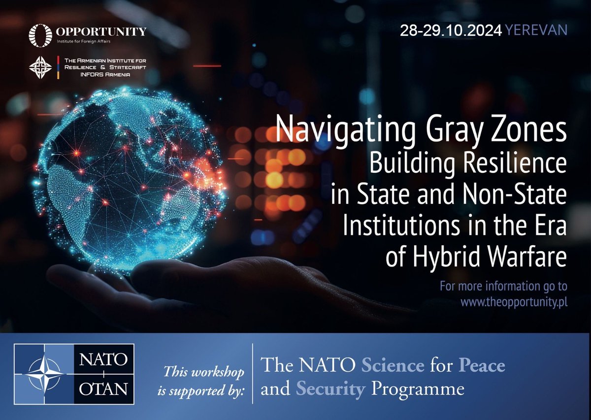 <a href="/OppFoundation/">The Opportunity</a> | <a href="/NATO/">NATO</a> | <a href="/NATO_SPS/">NATO SPS Programme</a>

🎉 Z dumą ogłaszamy, że <a href="/OppFoundation/">The Opportunity</a> otrzymało prestiżowy grant <a href="/NATO/">NATO</a> #SPSARW_G7635! 🎉Kierownikiem grantu jest współfundatorka naszego Instytutu <a href="/MSamojedny/">Malgorzata Samojedny</a>. To ogromne wyróżnienie i dowód uznania dla naszych działań na rzecz współpracy