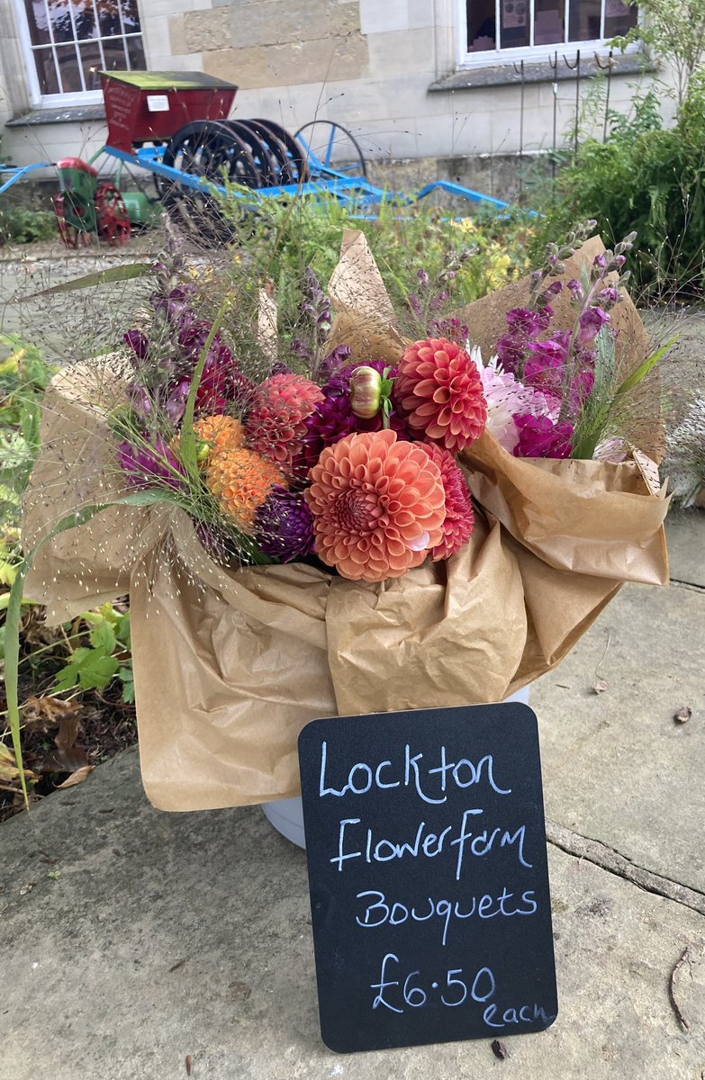 Local Flowers - This Saturday!
 We're delighted to announce that we will be stocking beautiful blooms freshly picked from Lockton Flower Farm every Saturday and Monday until the end of the flowering season!

Museum shop open  Monday to Thursday and Saturday 10-4pm