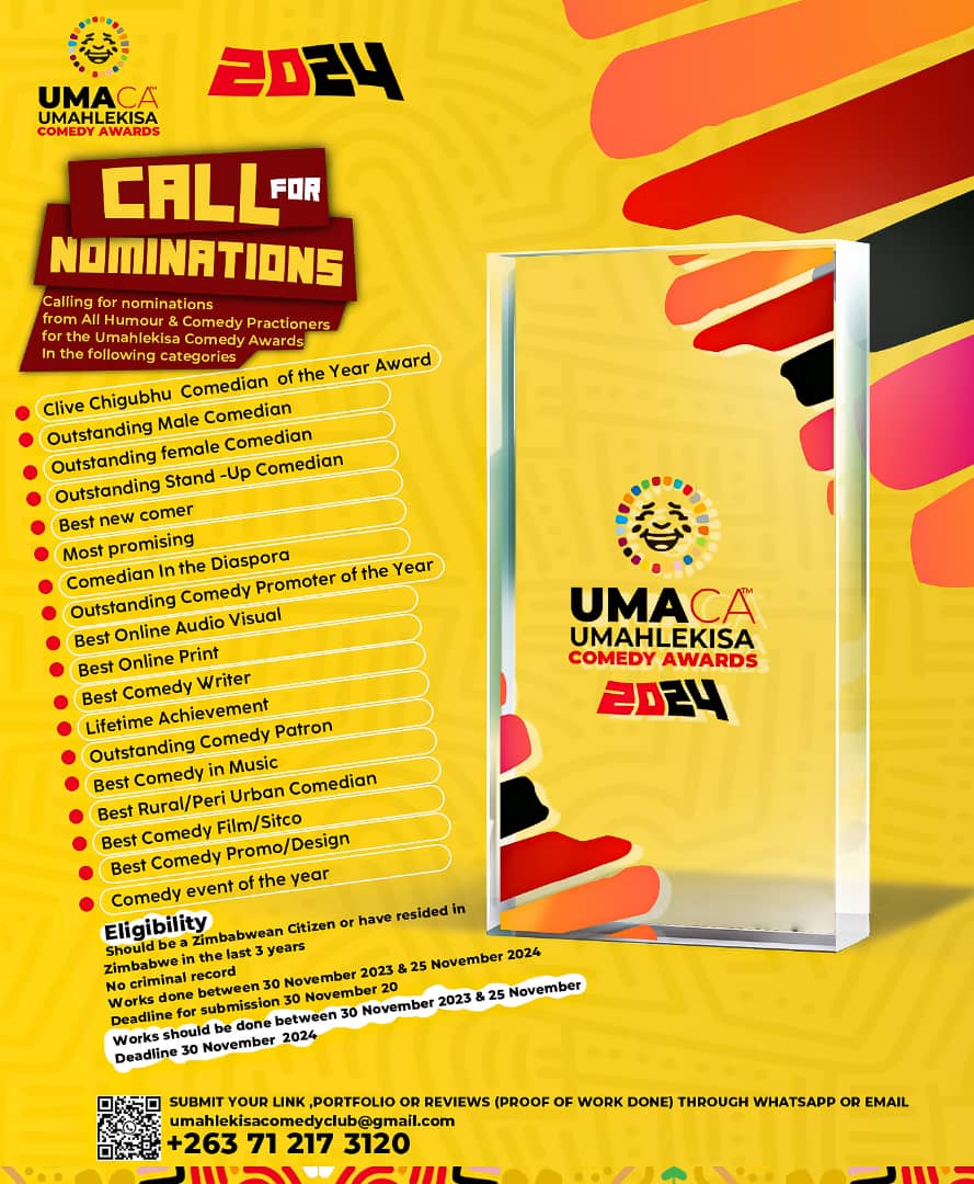 UMAHLEKISA COMEDY CLUB (@umahlekisacom) on Twitter photo Finally recognition for comedians by comedians <a href="/simukacomedy/">Simuka Comedy Trust</a> <a href="/ChronicleZim/">The Chronicle</a> <a href="/kwantuthucomedy/">KwaNtuthu Comedy Festival</a> <a href="/UmthunywaO/">Umthunywa Zimpapers Official</a> <a href="/khulumanifm95/">Khulumanifm Radio</a> <a href="/SkyzMetroFM/">Skyz Metro FM</a> Finally recognition for comedians by comedians <a href="/simukacomedy/">Simuka Comedy Trust</a> <a href="/ChronicleZim/">The Chronicle</a> <a href="/kwantuthucomedy/">KwaNtuthu Comedy Festival</a> <a href="/UmthunywaO/">Umthunywa Zimpapers Official</a> <a href="/khulumanifm95/">Khulumanifm Radio</a> <a href="/SkyzMetroFM/">Skyz Metro FM</a>