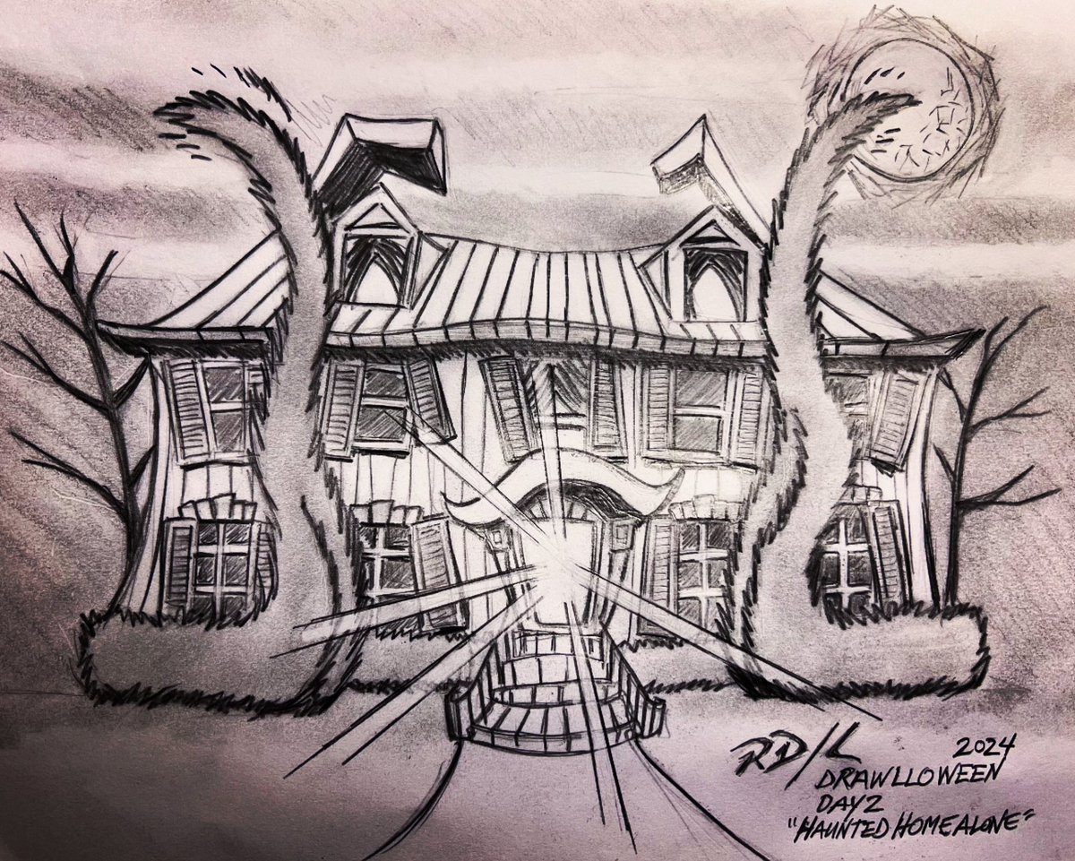 Ricardo O. Delgado (@thejestergrfx) on Twitter photo DRAWLLOWEEN 2024 Day 2 “HAUNTED HOME ALONE”
<a href="/drawlloween/">Drawlloween</a> Graphite on Paper #homealone #DRAWLLOWEEN #DRAWLLOWEEN2024 #artchallenge #traditionalart #storyboardartist #jestergrfx DRAWLLOWEEN 2024 Day 2 “HAUNTED HOME ALONE”
<a href="/drawlloween/">Drawlloween</a> Graphite on Paper #homealone #DRAWLLOWEEN #DRAWLLOWEEN2024 #artchallenge #traditionalart #storyboardartist #jestergrfx