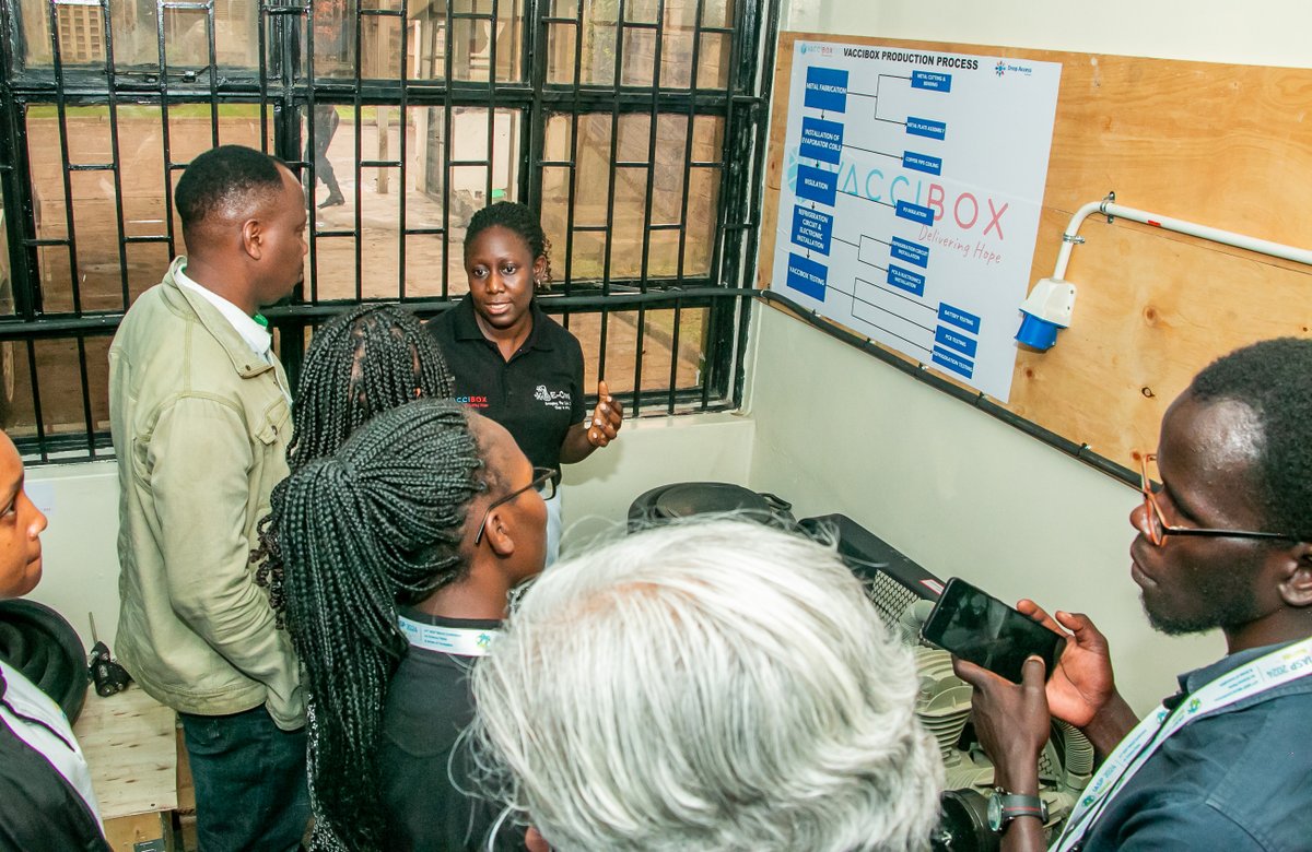 AccessDrop's tweet image. Wow, what a day! 🎉 Hosting the KONZA IASP Conference technical tour was amazing! We showed how #Vaccibox is changing the game in storing heat-sensitive medical items. Big shoutout to the Konza delegates and IASP for the incredible experience! 🚀🌍🙌

#KONZA #IASPConference #Tech