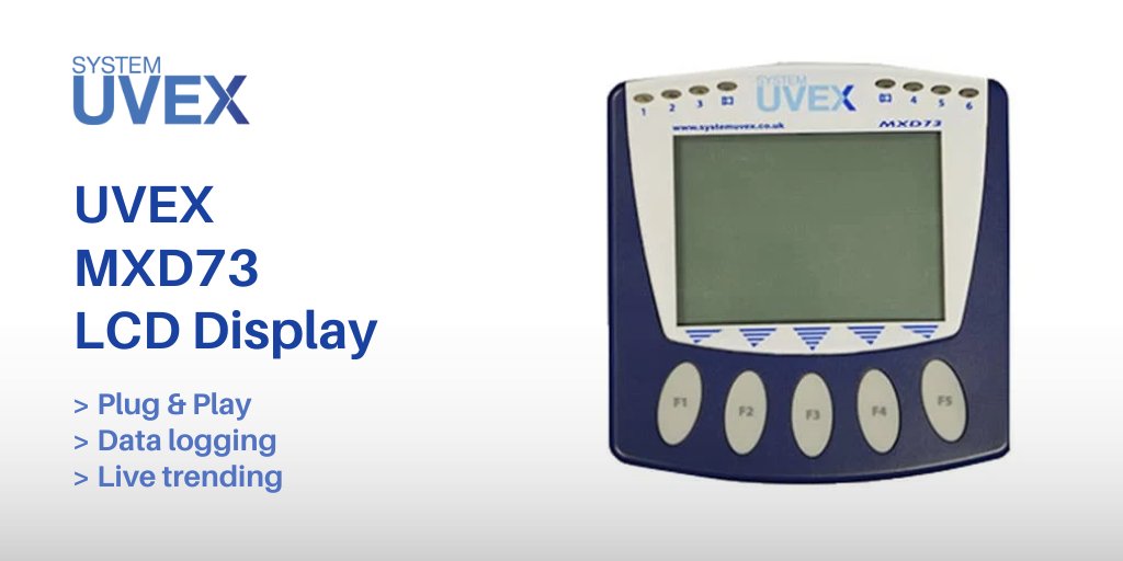 The ever-reliable UVEX LCD controller that features on our closed circuit uv filtration units has 8 programmable digital inputs, multiple measurements, and a power fail alarm.  

systemuvex.co.uk/uvex-mxd73-con…