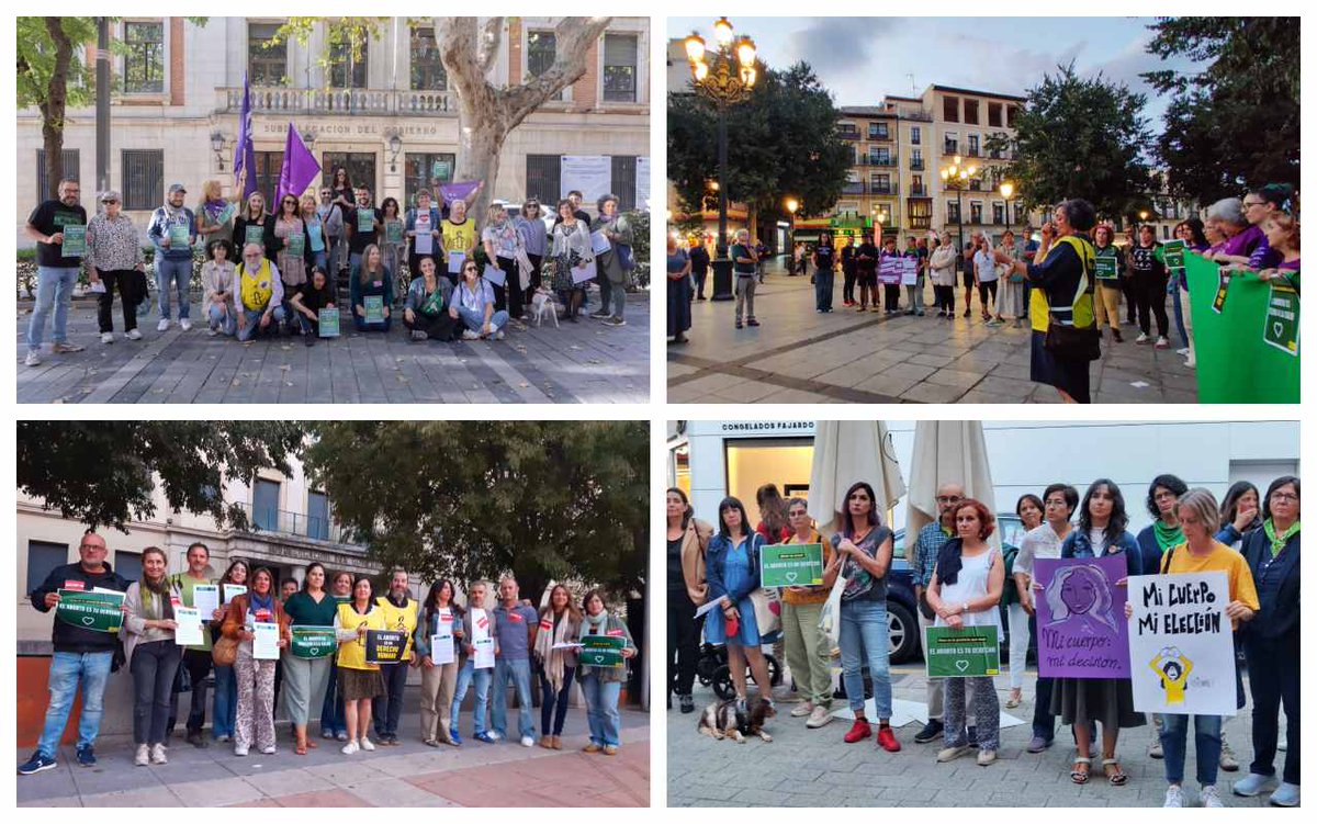 Piden en las cinco capitales al Gobierno de CLM que garantice el derecho al aborto con seguridad y proximidad - ENCLM encastillalamancha.es/sanidad-cat/pi…