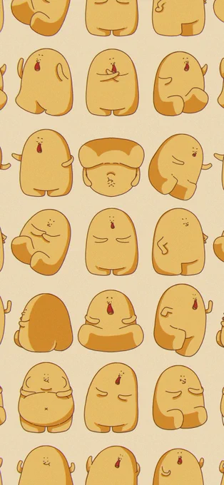 変異体"じょんびすた"の待ち受け
#イラスト #じょんびすた #待ち受け 