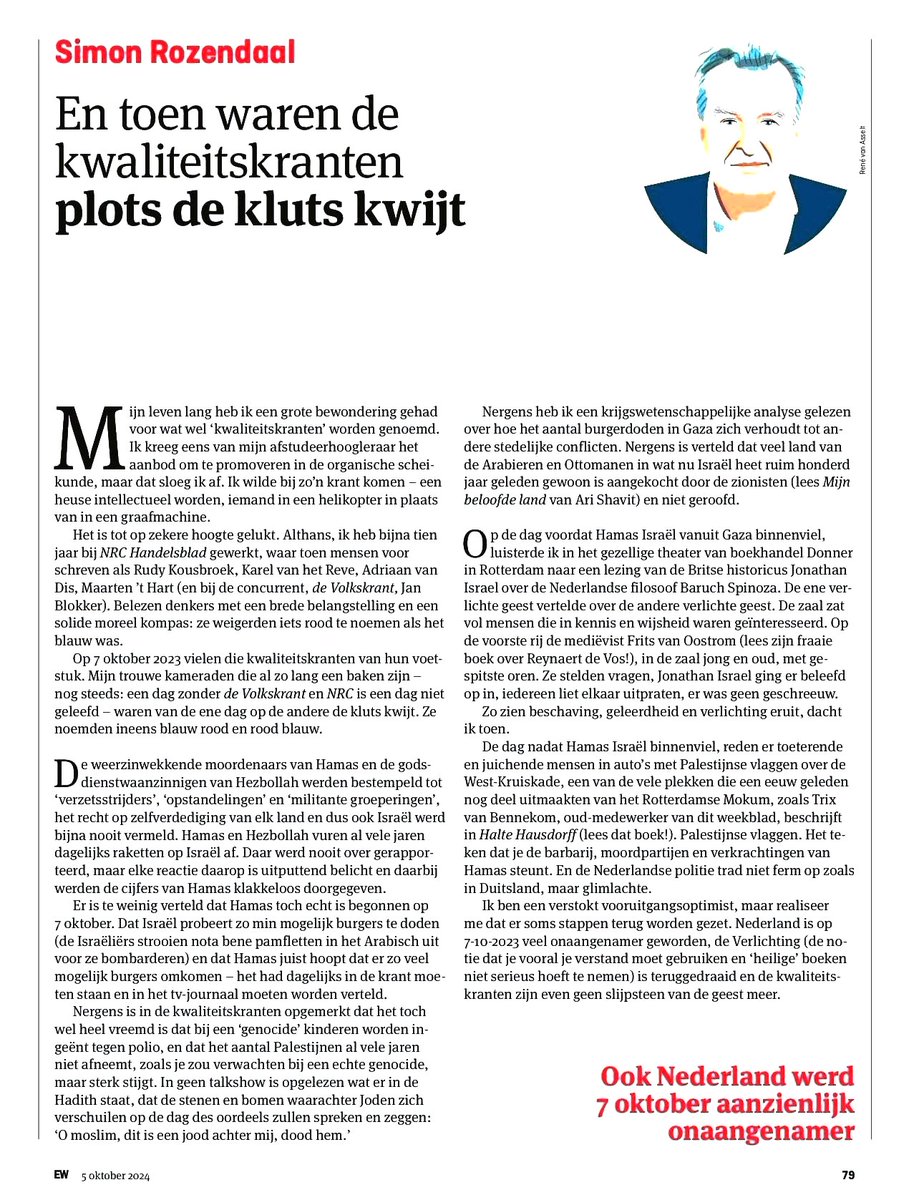 Over de dag dat de 'kwaliteitskranten' van hun voetstuk vielen.
#7Oktober
Via <a href="/Simon_Rozendaal/">Simon Rozendaal</a>