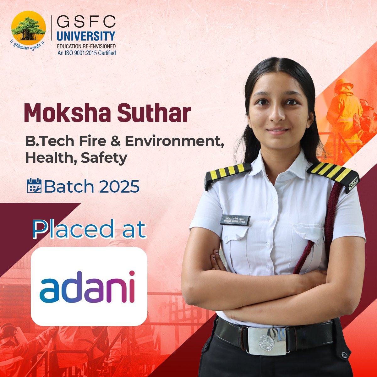 GSFC University on X: &ldquo;Congratulations to Moksha Suthar, https://t 