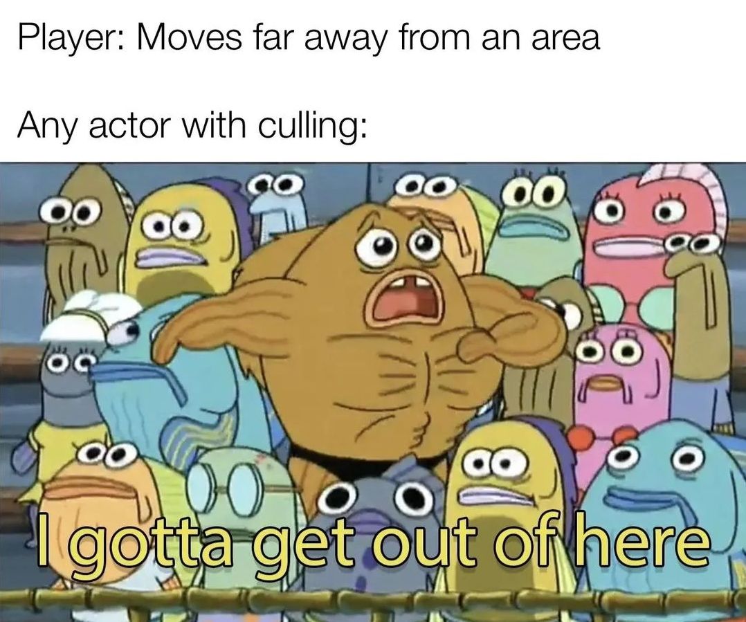 Not gonna lie, properly implemented culling makes a huge difference in game performance!

#gamedev #indiegame