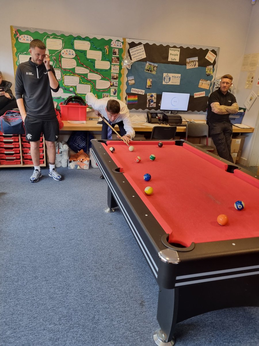 KSS_Partners's tweet image. Pool tournament organised by the young people.. Will Mr Oakes win the competition?