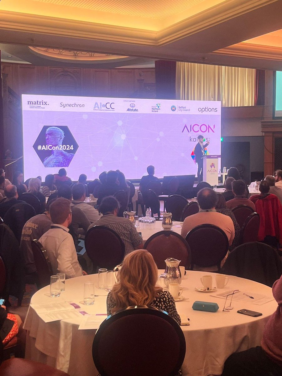 Delighted to have been a part of <a href="/AiCon2024/">AI CON</a> in Belfast yesterday! Some fantastic and inspirational speakers sharing their knowledge on the AI advancements occurring at a rapid rate! 

#ai #belfast #technology #belfasttech