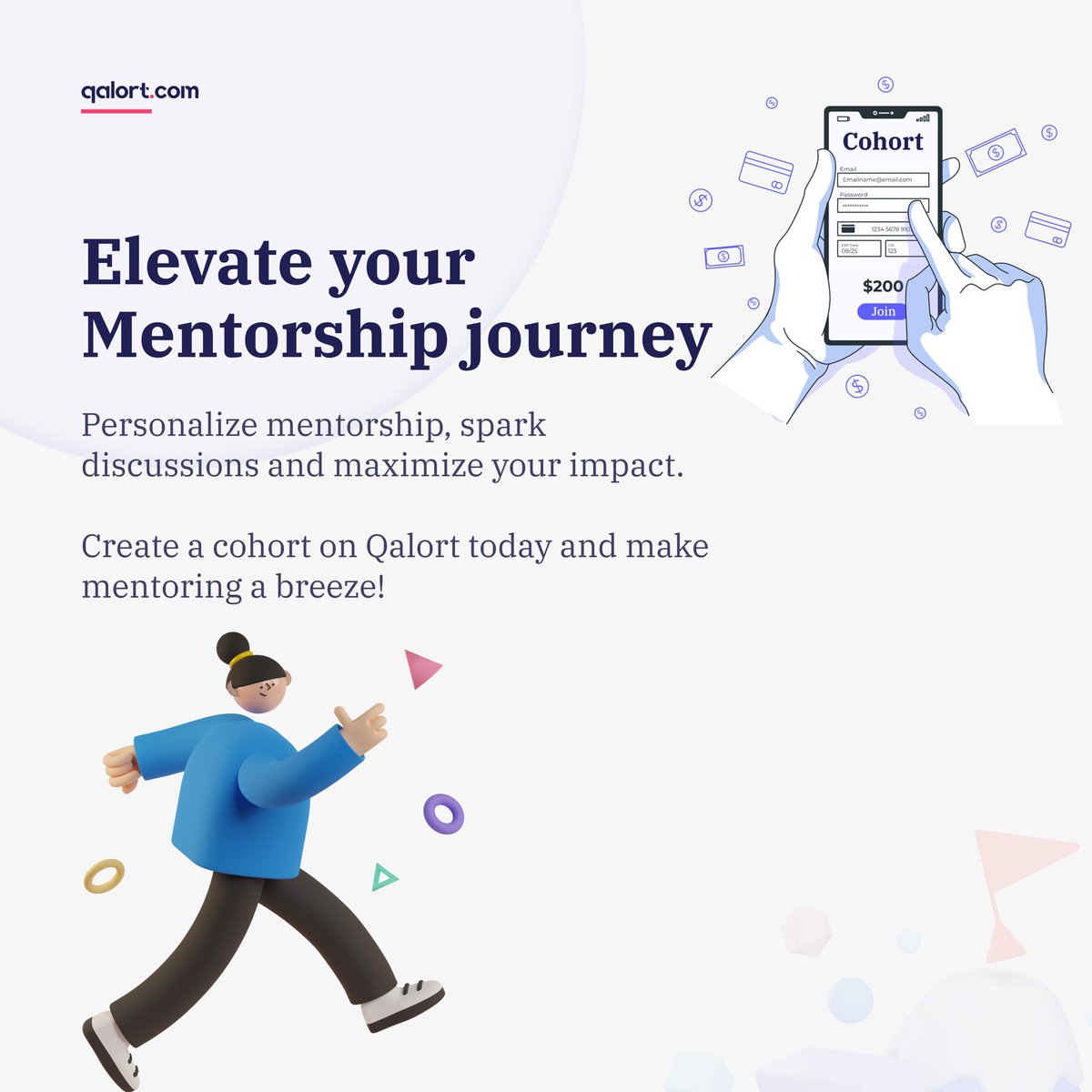 officialqalort's tweet photo. As part of our efforts to create a better place to learn, mentor and earn✨. We’re showcasing our spotlight feature: Cohort 🤩

Interested in Cohorts on Qalort? We broke it down for you and if you want to read more, check the link in our bio!

#mentorship #edutech #mentor https://t.co/gQD2tDzvtL