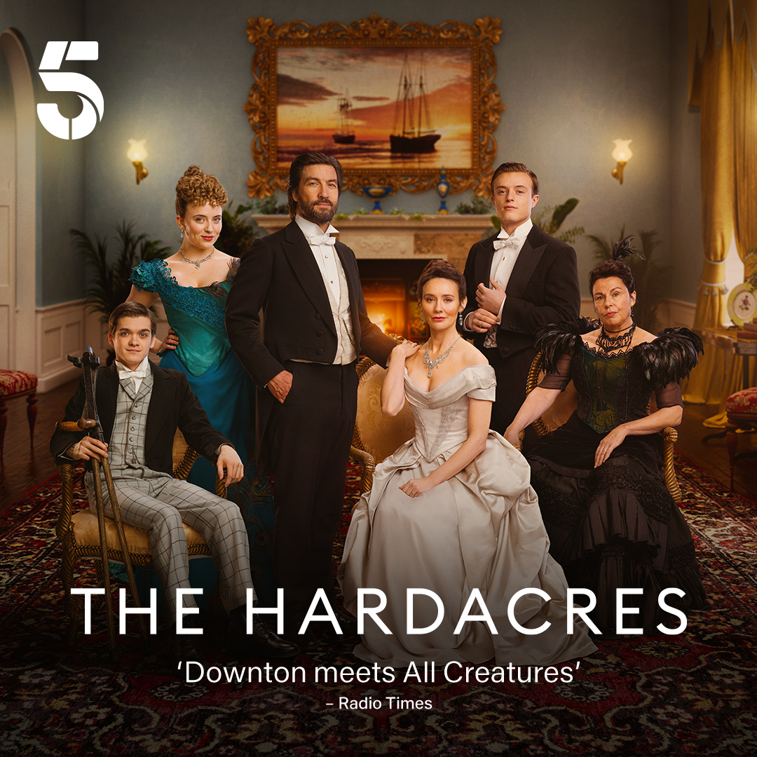 Channel 5 (@channel5_tv) on Twitter photo The Hardacres is already winning hearts ❤️ This new sweeping family saga is not one to be missed.
📺 The Hardacres. Starts Monday 7th October 9pm
<a href="/CLAIREECOOPER/">CLAIRE COOPER</a> <a href="/zakfordwilliams/">Zak Ford-Williams</a> #ACGAS #TheHardacres #DowntonAbbey #LiamMcMahon #JulieGraham #AdamLittle #ShannonLavelle The Hardacres is already winning hearts ❤️ This new sweeping family saga is not one to be missed.
📺 The Hardacres. Starts Monday 7th October 9pm
<a href="/CLAIREECOOPER/">CLAIRE COOPER</a> <a href="/zakfordwilliams/">Zak Ford-Williams</a> #ACGAS #TheHardacres #DowntonAbbey #LiamMcMahon #JulieGraham #AdamLittle #ShannonLavelle