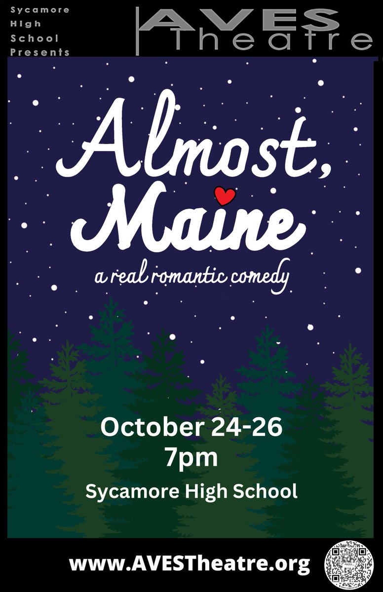 AVES Theatre Fall Play:  Almost Maine Oct 24-26