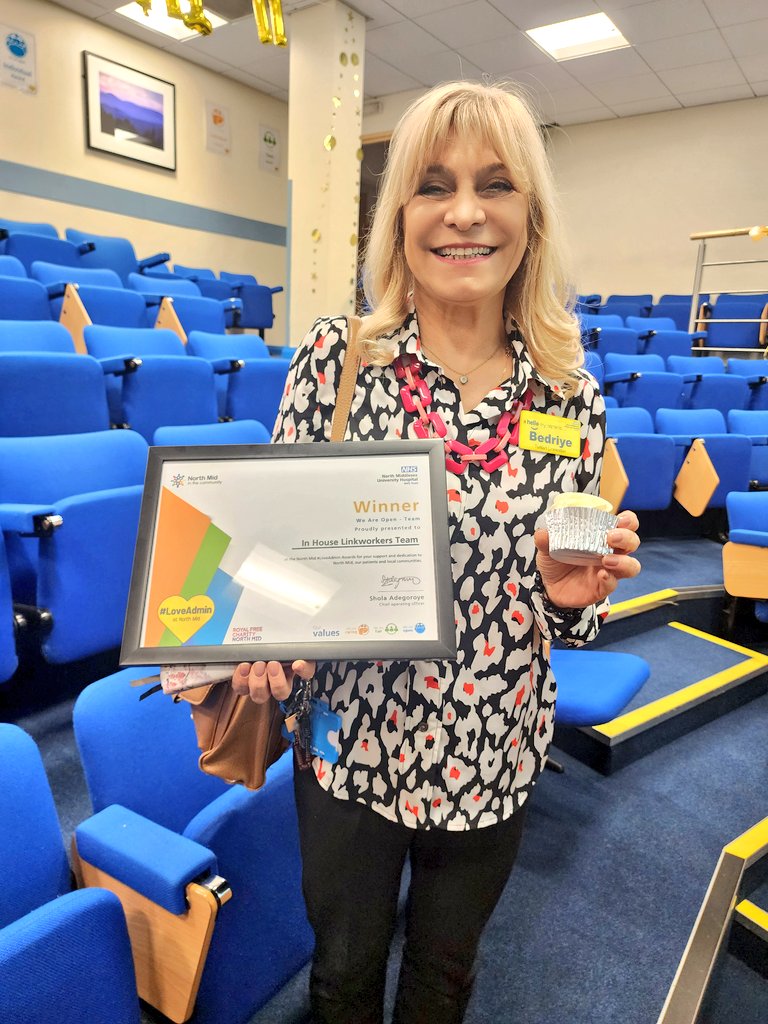 Quratulain___'s tweet photo. Isn't it incredible that my outstanding Interpreters/Link Workers not only won the Annual Staff Awards but also received recognition today in #LoveAdmin Awards at @NorthMidNHS
💛

I am so proud of my splendid winners 🏆👏

"Team picture coming soon" 💛😃

#ProudOpsManager https://t.co/RDlvj51gtq