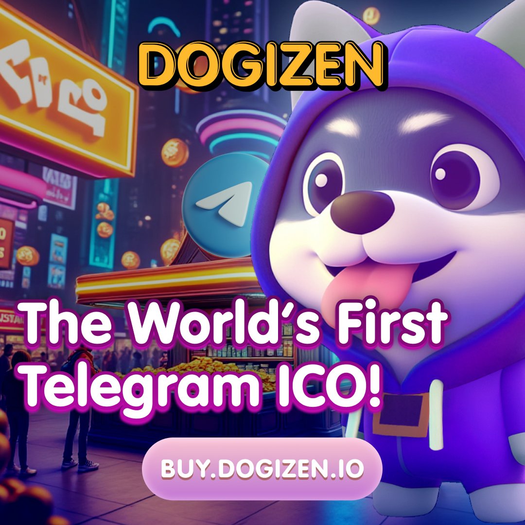 CryptoniteUae's tweet photo. Exciting news! @DogizenGame has launched its presale, marking the debut of the world's first Telegram ICO! With $DOGIZ tokens now available, get ready for a new era in tap-to-earn gaming!
#Dogizen #CryptoGaming #TapToEarn #TelegramICO #BlockchainGaming https://t.co/hK6cooEQFG