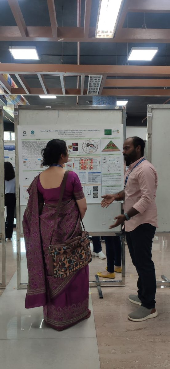 Exciting discussions during the National Congress of Parasitology at IISER Pune! MAD lab discussed the recent findings on sensory perception in mosquito immunity, delving into its role beyond just host seeking. #Parasitology 
#MosquitoResearch
#NCP24
