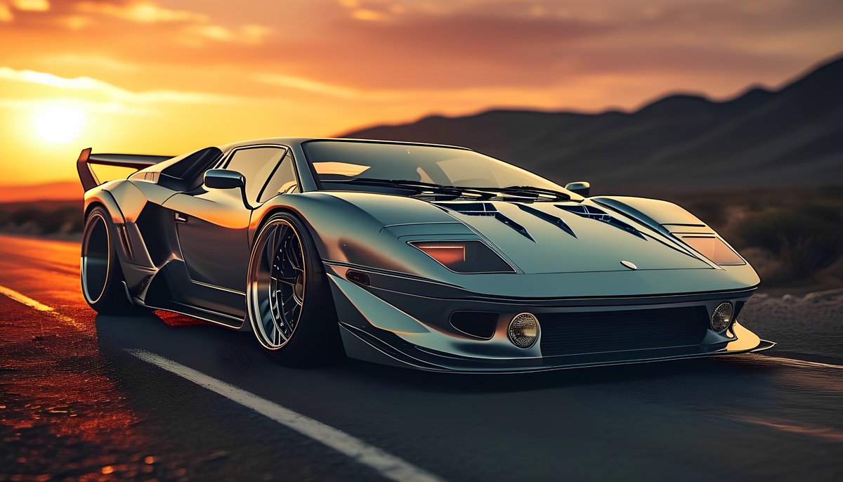 w3whq's tweet image. Lone is in the air!
---
#incrediblemachine #dreammachine #sportscar #genai