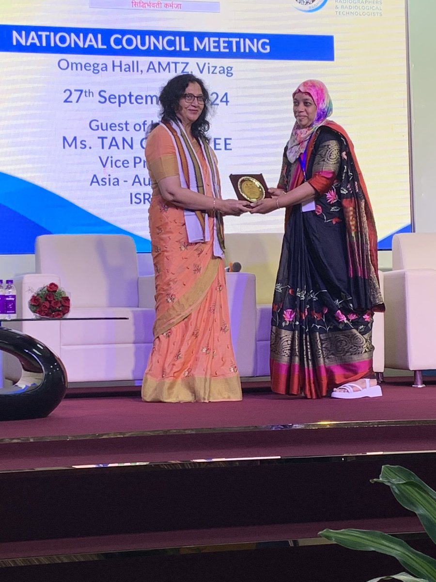 drvinitasharan's tweet photo. It was a pleasure to be invited as Special Guest and Speaker for the Annual National Conference of Indian Society of Radiographers and Technologists at AMTZ, Vishakhapatnam from September 26-28,2024. I spoke on “Role of Radiology in Achieving Sustainable Development Goals”. https://t.co/JCVS1DraoU