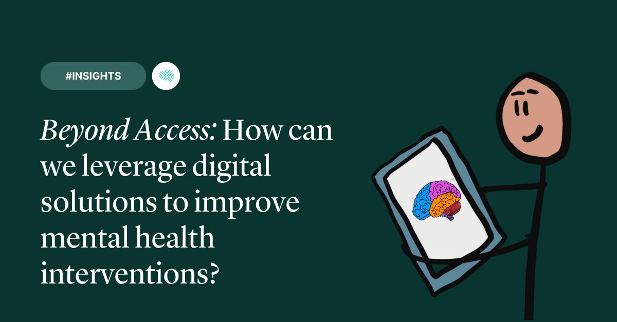 Around 20% of adults face mental health issues yearly. How can digital solutions help? Laura Detter explores. Read more: 👉hubs.ly/Q02S60Tn0"