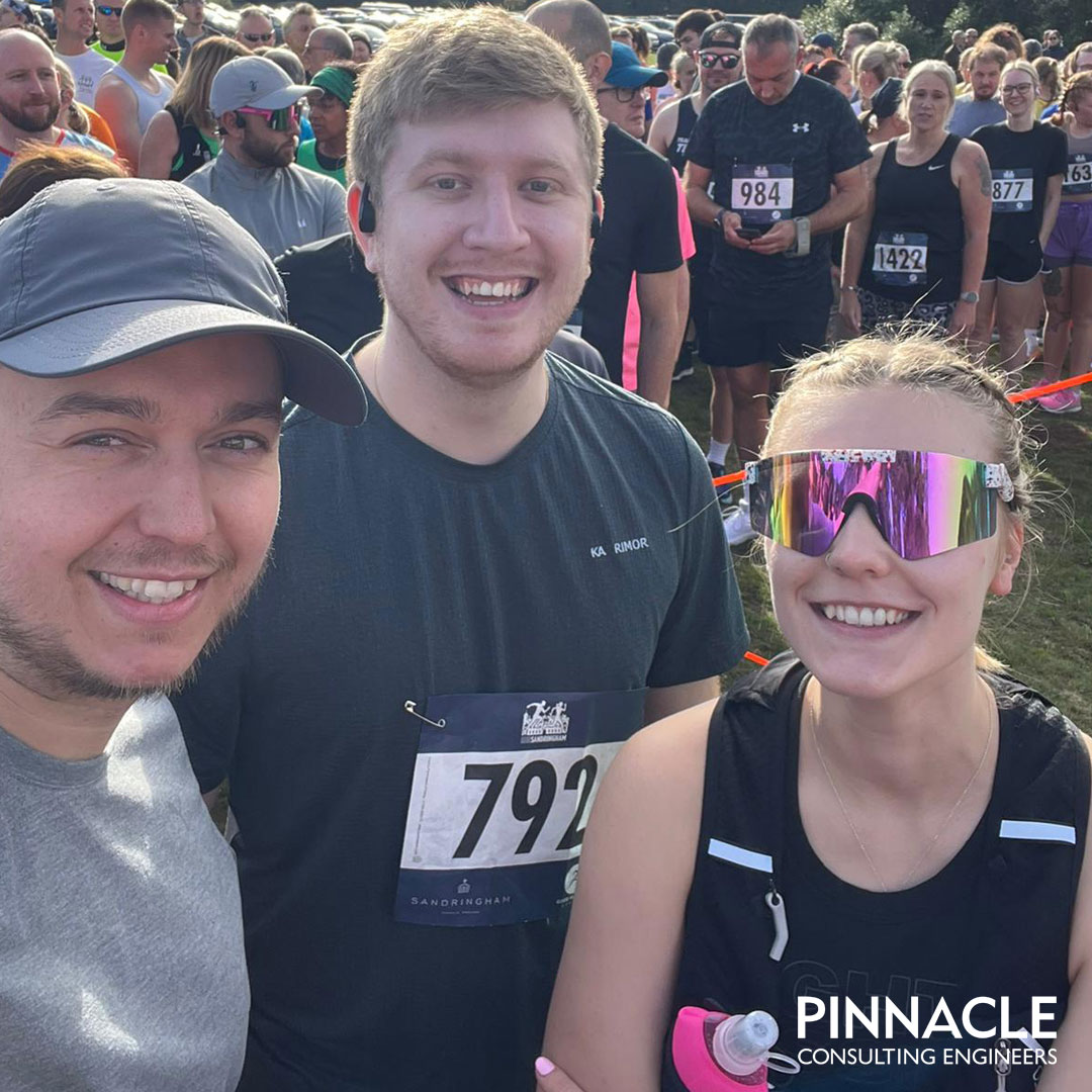 Pinnacle_Advice's tweet photo. Congratulations to Lizzie Roberts, Ben Chapman and Nathan Clark from our Norwich office who completed the Sandringham 10K last week, with each of them posting Personal Best times!

#pinnacleconsultingengineers #civilengineering #structuralengineering #pinnaclepeople https://t.co/kk6dDn0P75