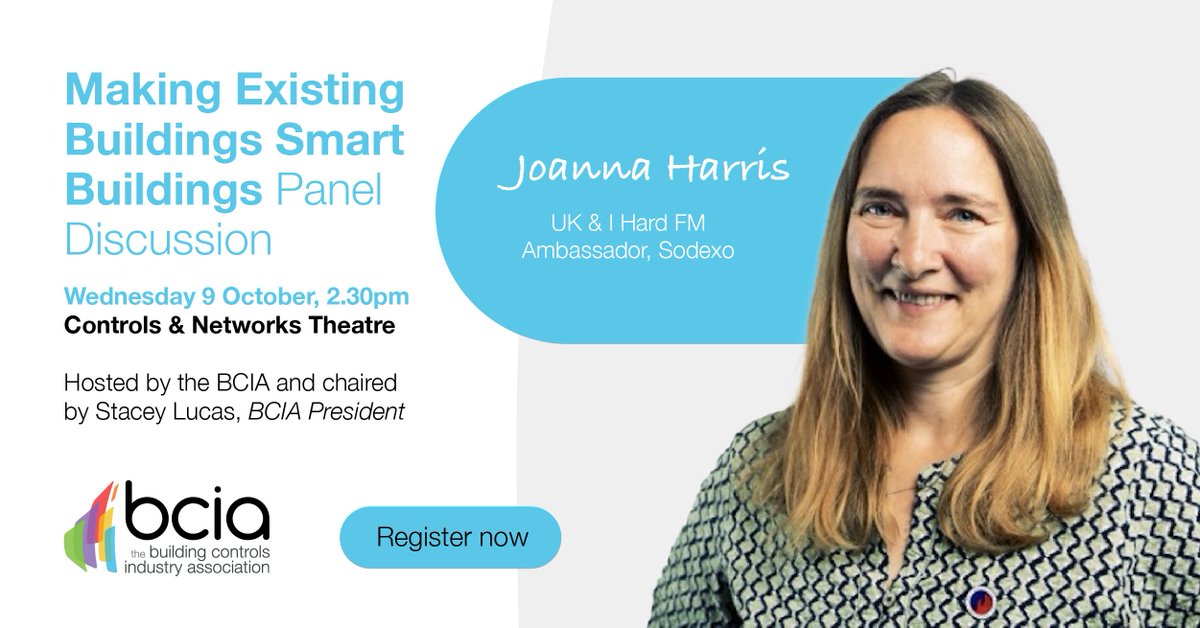 Our fourth and final panellist for our 'Making Existing Buildings Smart Buildings' debate is:

Joanna Harris, UK &amp; I Hard FM Ambassador at <a href="/Sodexho/">sodexho</a>!

Join us at <a href="/smart_build/">Smart Buildings Magazine</a> Show 2024 for an insightful debate about smart buildings.

FInd out more here: smartbuildingsshow.com/sessions/d1-14…