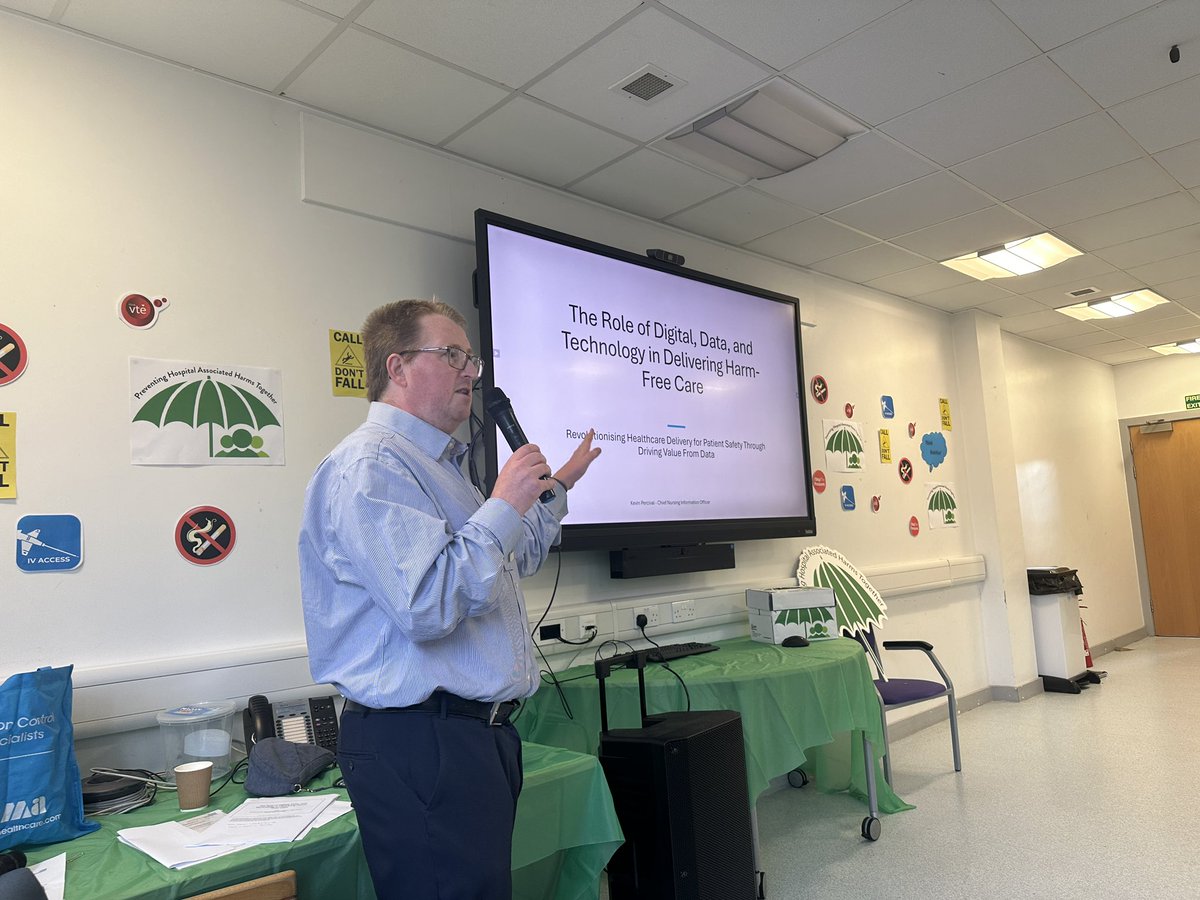 Our CNIO <a href="/ASPHFT/">Ashford & St Peter's</a> discussing the role of data and technologies to support Harms Free Care #HarmsFree