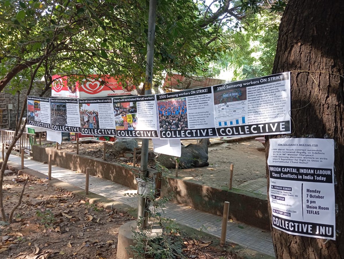 COLLECTIVEDelhi's tweet image. FOREIGN CAPITAL, INDIAN LABOUR: Class Conflicts in India Today

Speakers:

Dr. Avinash Kumar - Asst. Prof., CISLS JNU

Com. Santosh - Journalist, Mazdoor Patrika/@workersunity