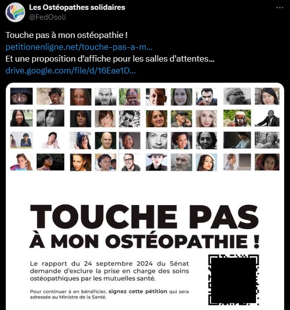 Et si à la place, les ostéopathes arrêtaient de nous toucher ?

Je sais pas, je propose.