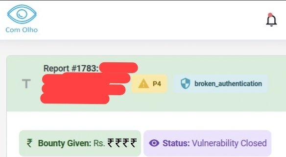 cyber_enthuse's tweet photo. Got my 3rd bounty since my journey started. 😍🤑

#bugbounty #bugbountytips #comolho https://t.co/o7xyfWg2h5