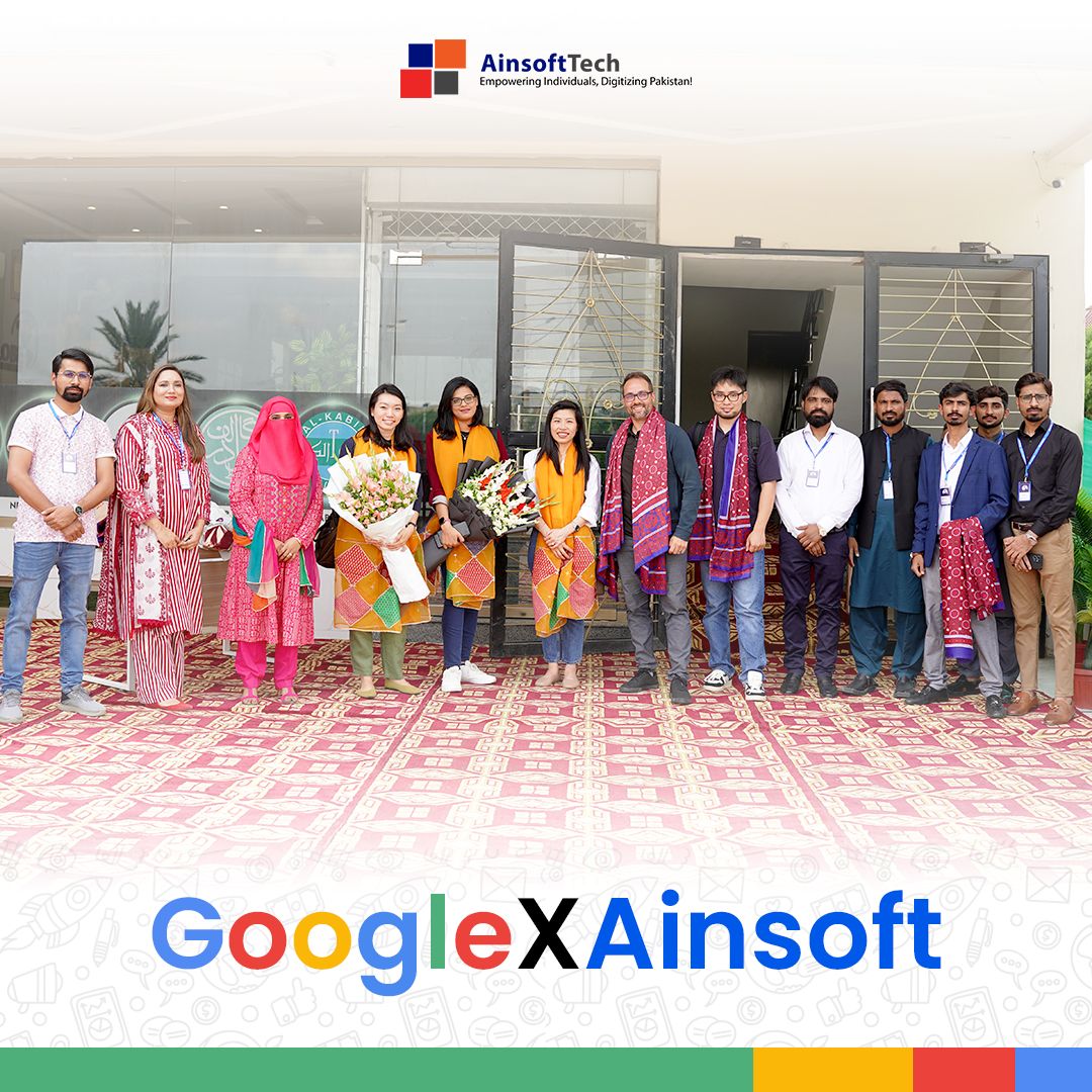 ainsoft_tech's tweet photo. Glimpses of the #google team Visit at @ainsoft.tech.
We are implementing the valuable knowledge gained from this interaction into our projects and strategies for moving forward.

#google #Islamabad #DoOrDie #リアルアキバボーイズ武道館 #bomas 
#يوم_الجمعة #ハマダ歌謡祭
#天使の日 https://t.co/LpOPlAvOry