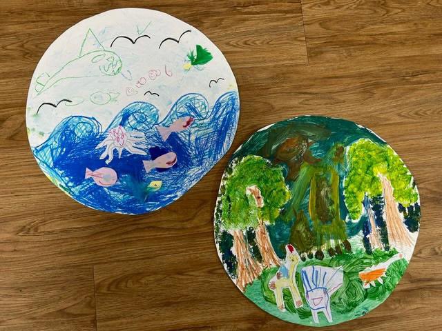stalbans_wirral's tweet photo. Collaborative artwork produced by our Year 1 pupils to represent the Creation Story 🎨🌟
#catholiceducation #primaryschool #collaborativeartwork https://t.co/WlkJxdPB6o