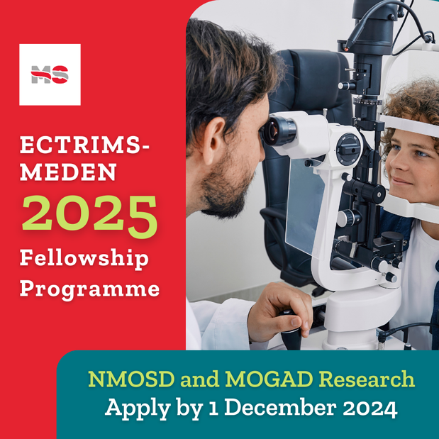 ECTRIMS's tweet photo. The ECTRIMS-MEDEN Fellowship is aimed at fostering collaboration and research on #NMOSD &amp; #MOGAD across Europe. Engage with leading experts &amp; be part of a multi-centre effort.
📅 Apply by 1 Dec 2024. 
Learn more: https://t.co/rE0JkC7Cen
#MEDEN #Fellowship https://t.co/zsqgK5EQgX