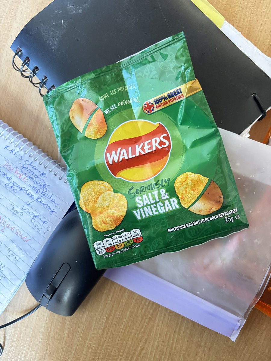 Not feeling it today, struggling to concentrate, fidgety, feeling a bit sore. Generally just “urghhhhh” even had a crisp butty at my desk, hungry but couldn’t be bothered. 

Just found my ADHD meds and other tablets in my pocket. Oh dear. At least that explains that then! 🤦🏻‍♀️