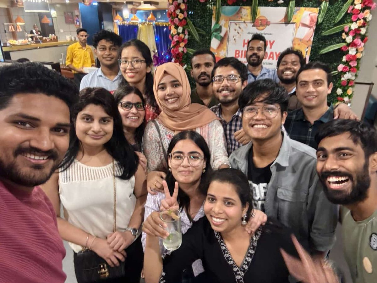 PROFM Research Group (@rajamalligandee) on Twitter photo Glimpses of Gyan's <a href="/GPNanda5/">Gyana P. Nanda</a> Dinner Party🥂🎉
#AcademicDinner #PublishingGoals #PROFM #TADF #research #labmates Glimpses of Gyan's <a href="/GPNanda5/">Gyana P. Nanda</a> Dinner Party🥂🎉
#AcademicDinner #PublishingGoals #PROFM #TADF #research #labmates