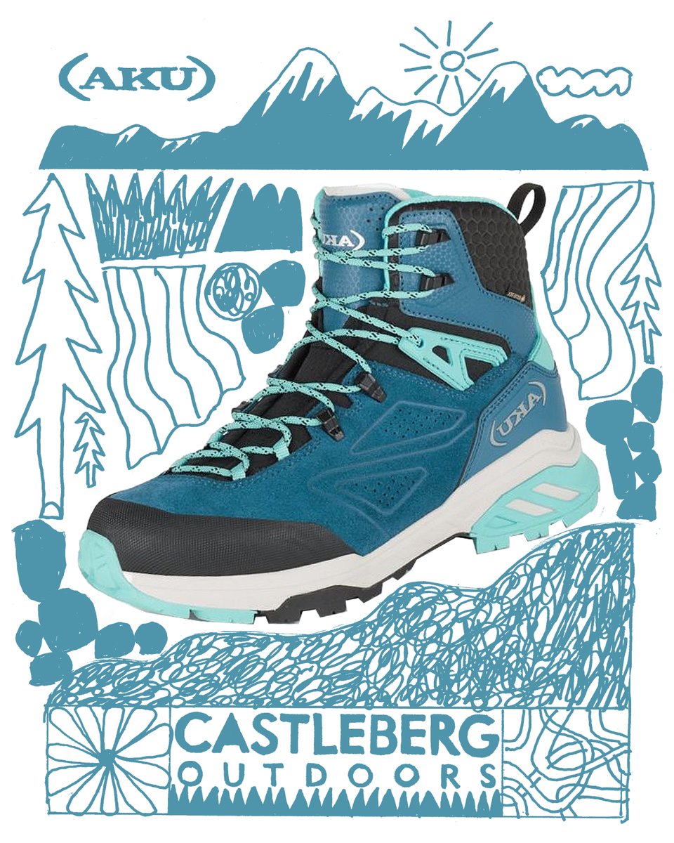 Castleberg's tweet image. NEW BRAND ALERT. Aku walking boots.
AKU Reactive- AKU's exclusive compound and design offers excellent response in terms of cushioning and stability on all types of terrain.