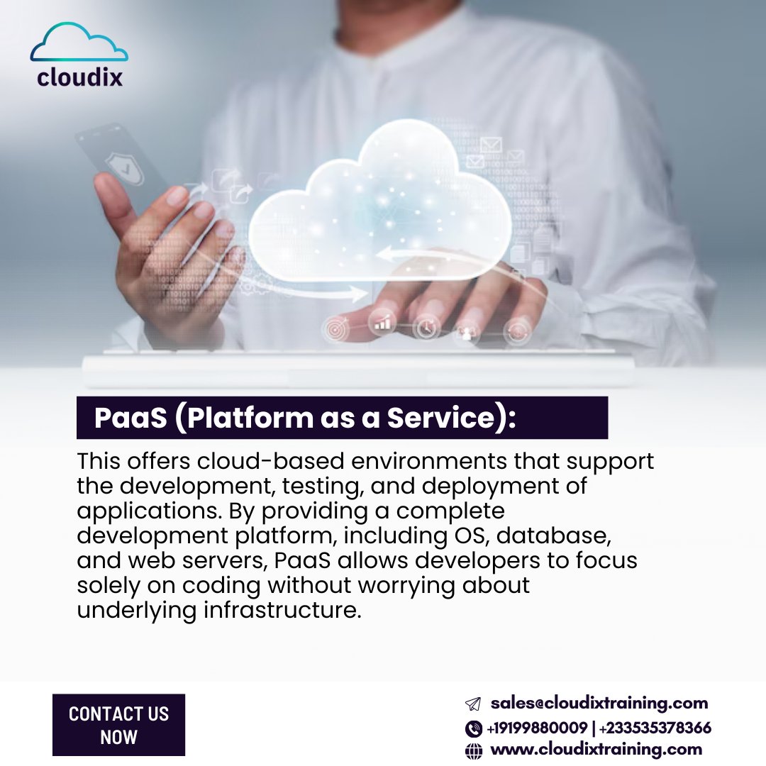 CloudixT's tweet photo. Ready to accelerate your development? Discover how our Explore our IaaS, PaaS and SaaS solutions to power your business with flexibility and control

Learn More and Get Started:
+19199880009 | +233535378366
sales@cloudixtraining.com

#SaaS #wizkid #falanas #israel #cloudcomputing https://t.co/B5zHS13rH0