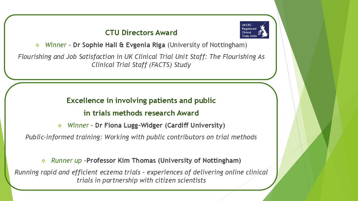 Katie Gillies (@gillieskatie) on Twitter photo And my last #ICTMC2024 post is to recognise the prize winners across the 4 categories of student oral presentation or poster presentation, <a href="/UKCTUNetwork/">UKCRC CTU Network</a> Directors prize, & Excellence in involving patients and the. Thanks to all the judges and well done to all the winners. And my last #ICTMC2024 post is to recognise the prize winners across the 4 categories of student oral presentation or poster presentation, <a href="/UKCTUNetwork/">UKCRC CTU Network</a> Directors prize, & Excellence in involving patients and the. Thanks to all the judges and well done to all the winners.