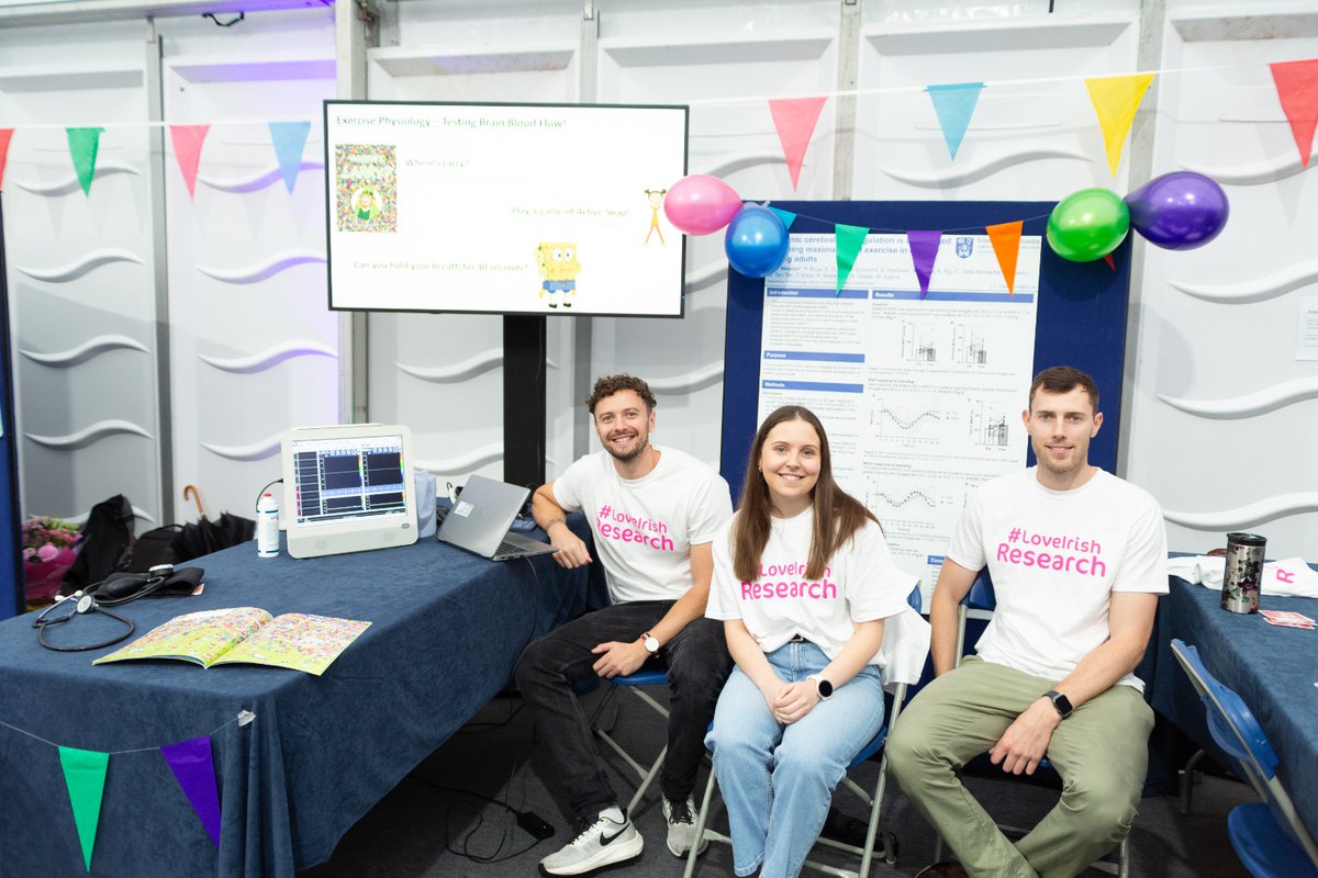 THRIVE_TCD's tweet image. Fantastic occasion last week hosting our own stand at the @tcddublin Children's Health Research Festival ๐ง ๐ฅณ
Great to showcase our exciting Research and techniques from @TCDPhysiology at such a great event - thanks to all who attended! ๐๐ป
#loveirishresearch #researchmatters