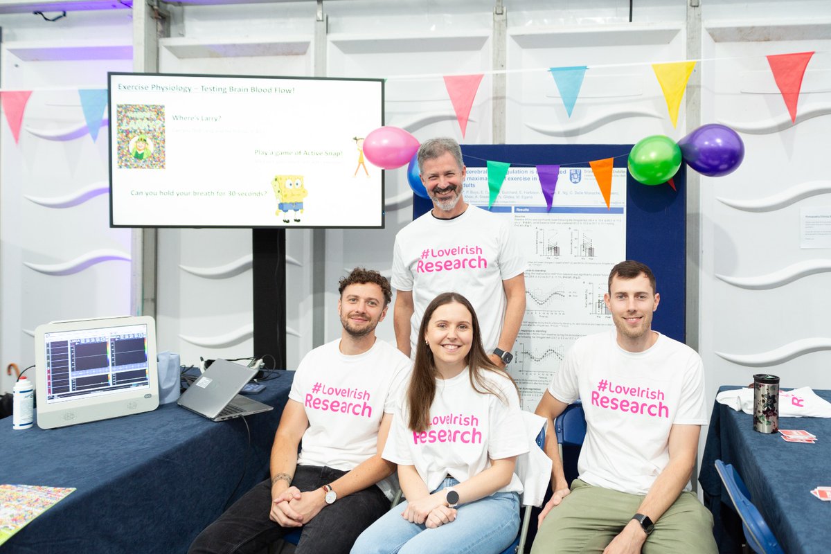 THRIVE_TCD's tweet image. Fantastic occasion last week hosting our own stand at the @tcddublin Children's Health Research Festival ๐ง ๐ฅณ
Great to showcase our exciting Research and techniques from @TCDPhysiology at such a great event - thanks to all who attended! ๐๐ป
#loveirishresearch #researchmatters