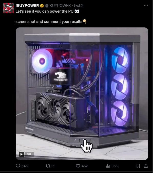 ahaoho18's tweet photo. @iBUYPOWER easy https://t.co/h9XjxYbggr