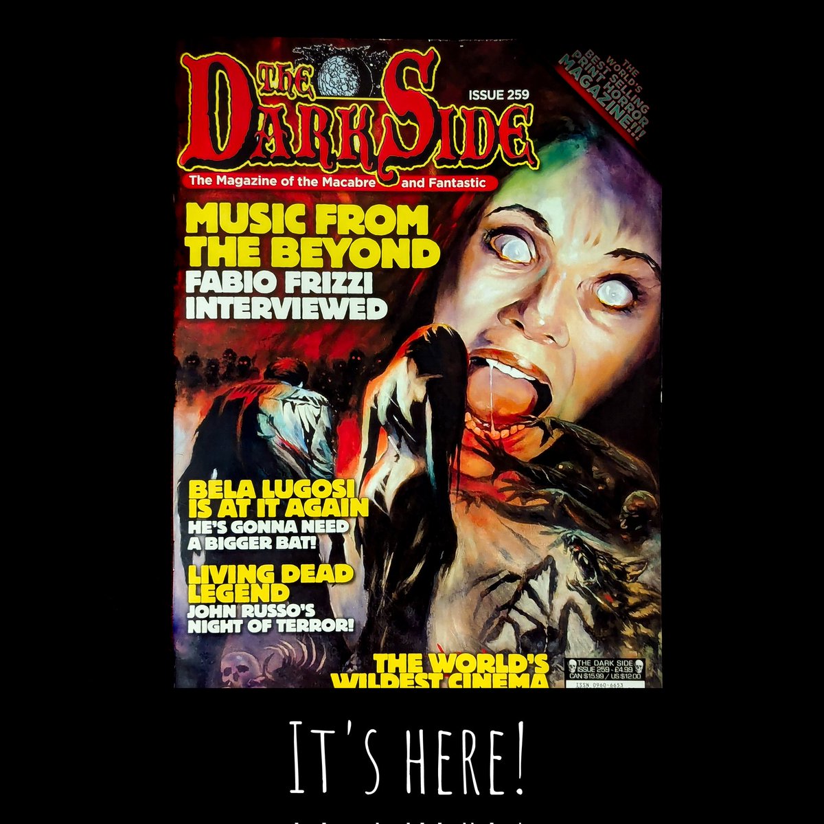 jtatkinson666's tweet photo. Just got my copy. And, no, I am not affiliated with it! Just a horror fan! Articles abound on movie The Devil Bat, writer Alan Frank, and the late, truly great James Herbert 👻

🐀🐀🐀

#darksidemagazine #movie #film  #author #horrorfans #jamesherbert #writer #JamesHerbertAuthor https://t.co/439oGqspyu