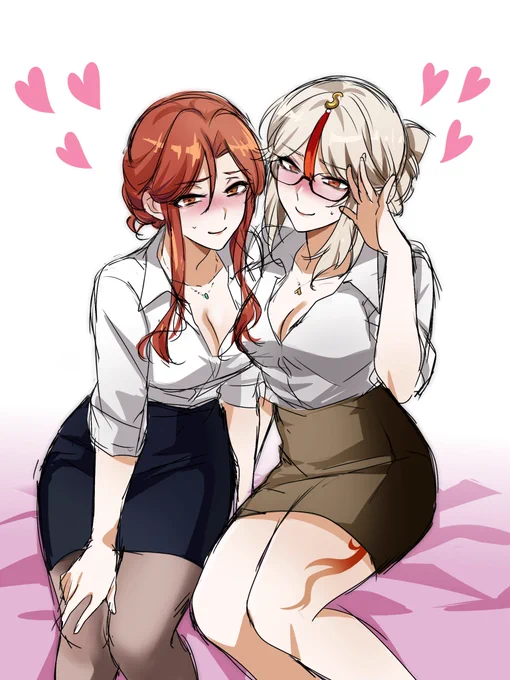 受け×2 