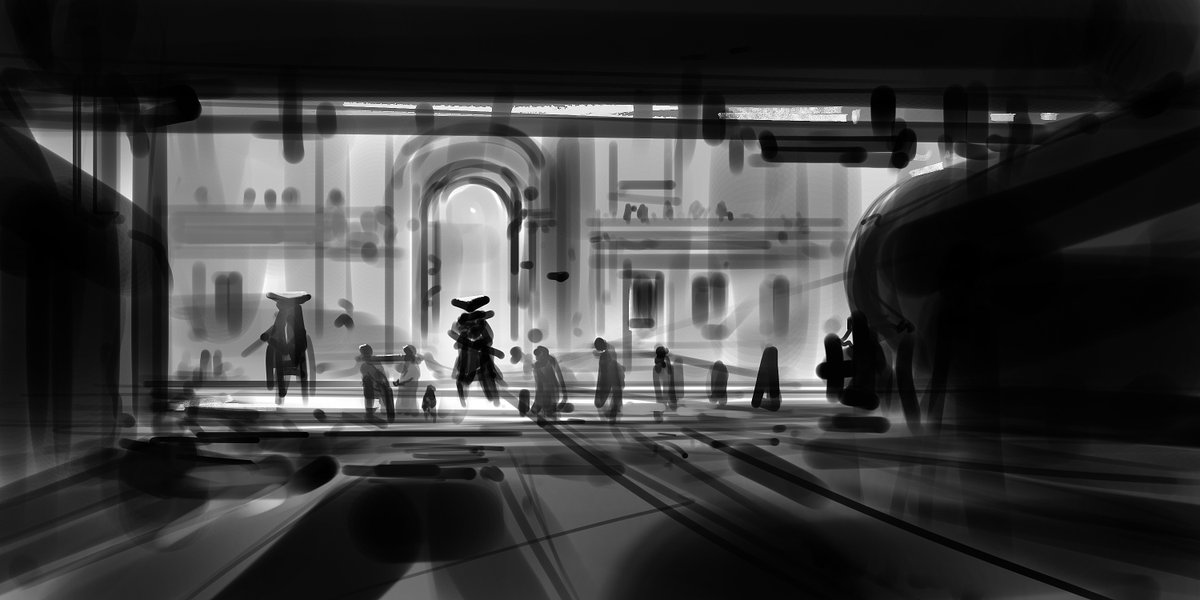 sathishkumar_27's tweet image. DOODLE VS FINAL SKETCH 
 it&apos;s good to not get into details in early stage,the process I try to do is create small doodle whenever I get time and keep it in Idea Bank, you can always take those concepts and refine it later. This process helps me to overcome Empty canvas easily.