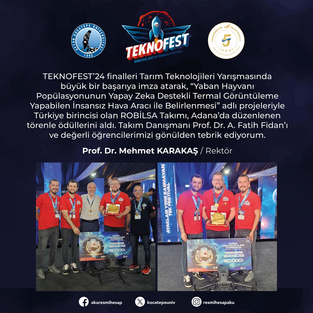 Afyon Kocatepe Üniversitesi (@kocatepeuniv) on Twitter photo 