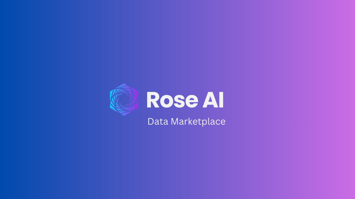 rosedotai's tweet photo. Introducing the Rose AI Data Marketplace: Transforming Data Acquisition in the AI Era https://t.co/mnYB9fb0wm