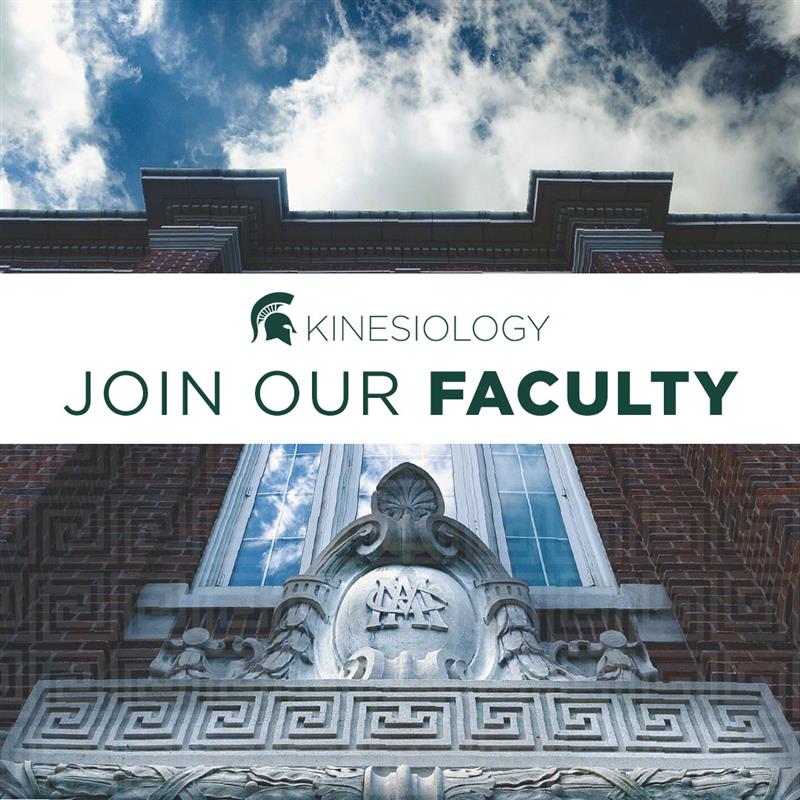 Ekkekakis's tweet image. Dear colleagues, come join our faculty at the Department of Kinesiology, @michiganstateu. Our highly ranked department has three positions available: (1) Asst/Assoc/Full (Tenure System) in Athletic Training, (2) Asst Prof Fixed-Term in Exercise Physiology, (3) Asst Prof…