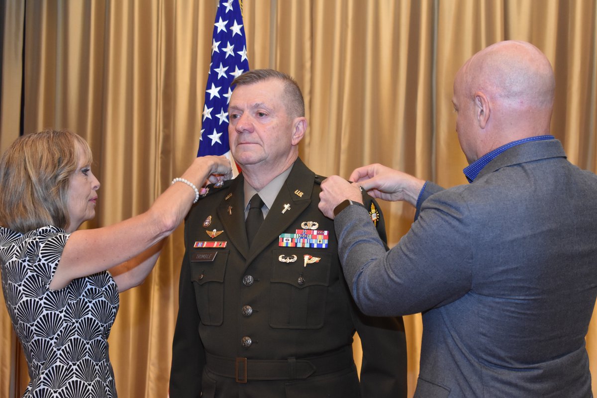 usairl2022's tweet image. Chaplain (LTC) Kevin Trimble was promoted at the Fort Jackson Main Post Chapel on Oct. 4. Congratulations!!!
#ArmyChaplain | #LiveTheCall | #ForGodAndCountry