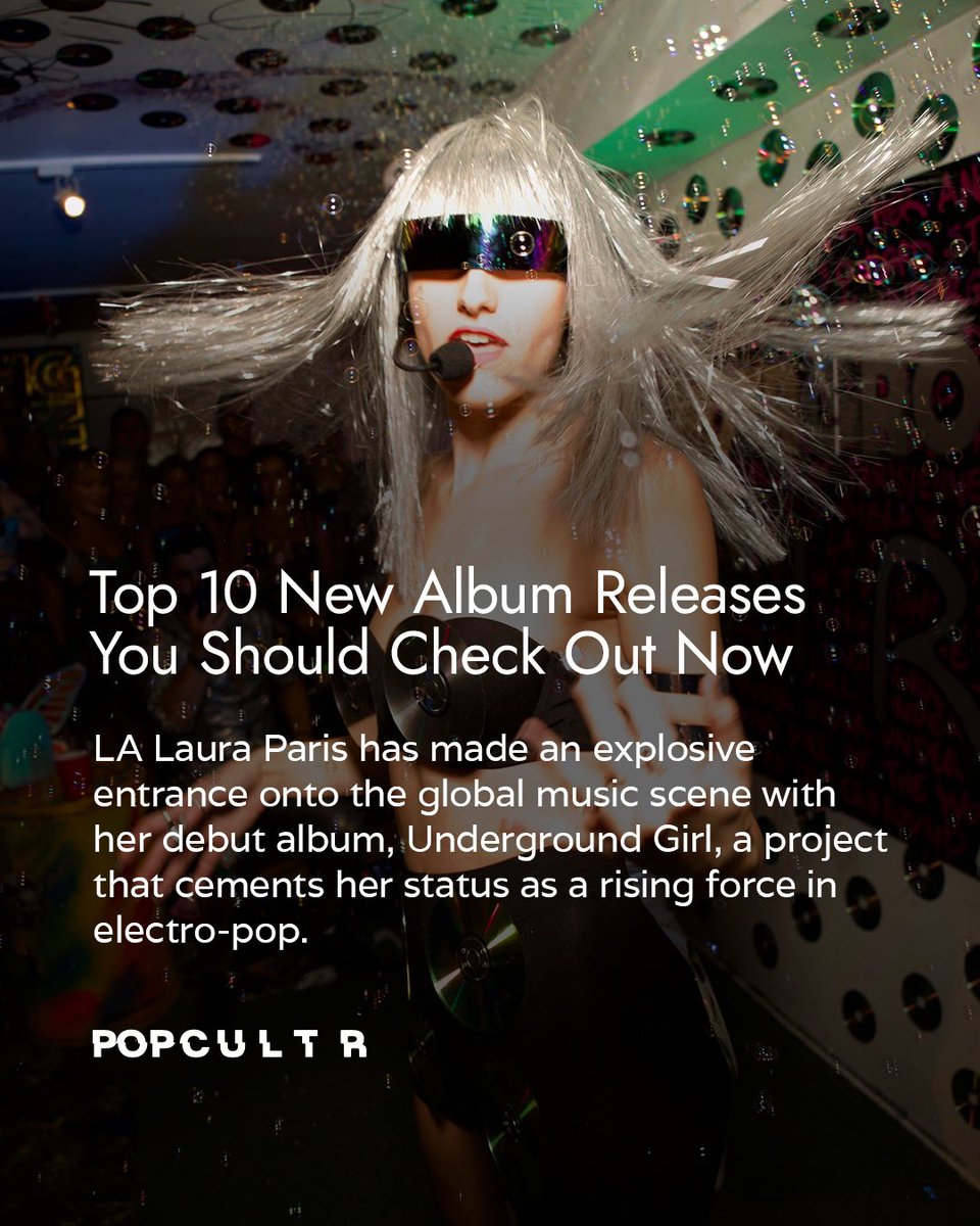 LALauraParis's tweet photo. Thank you @popular.cultr for featuring Underground Girl in your « Top 10 New Album Releases » 🤩💿🎶

https://t.co/y9HrszqanT https://t.co/OFUTocFnZZ