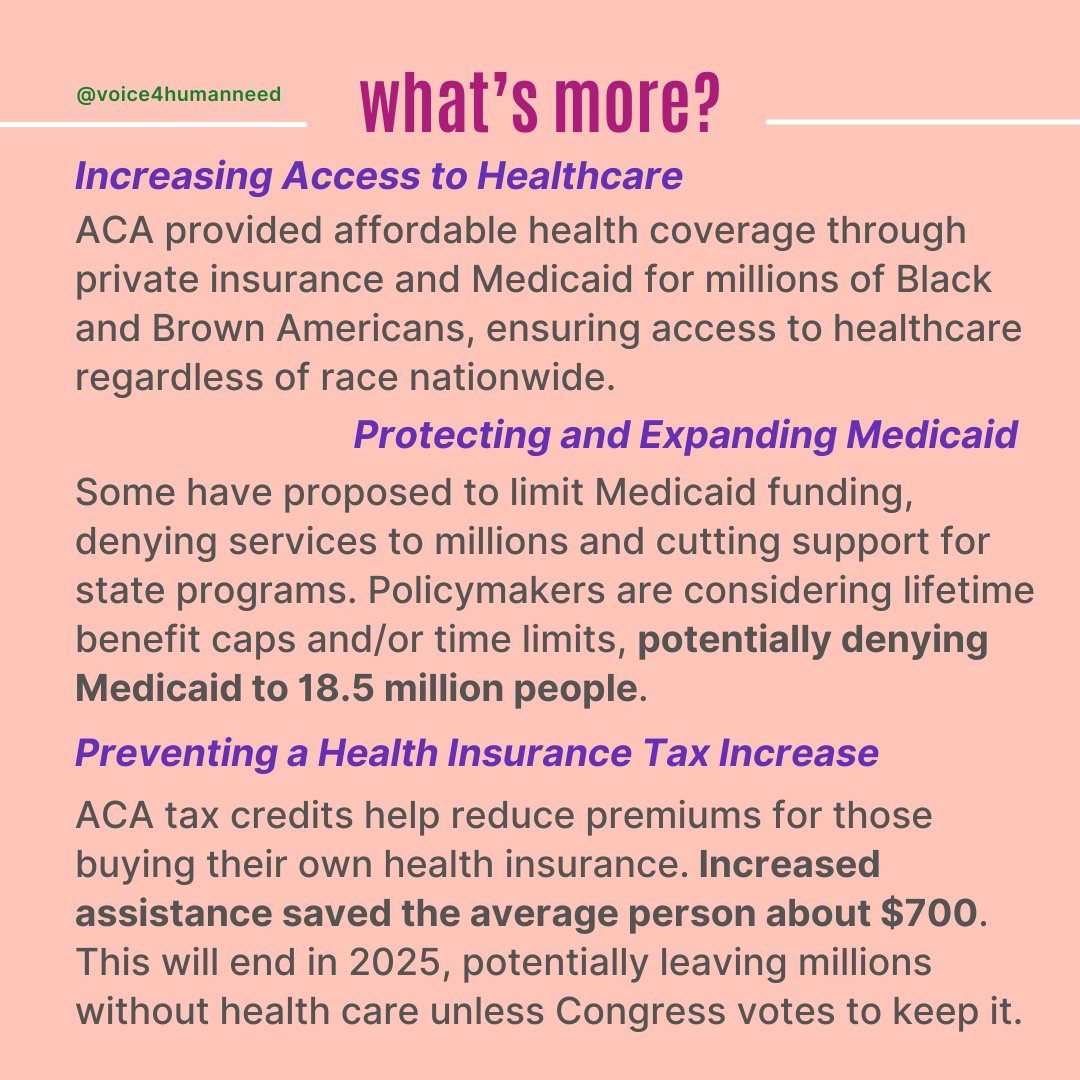 Voice4HumanNeed's tweet image. Some politicians are focused on attacking the ACA, its expansion, and Medicaid.
This election, vote for candidates who support and expand policies that help keep our families and communities healthy. #VoteForHumanNeeds
See @voice4humanneed's Voter Guides: bit.ly/chnvoterguides